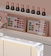Yokilly 48W Half Moon Light: 34" Shadow-Free Half Moon Light for Desk Salon - Foldable LED Desk L...