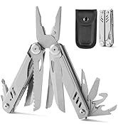 Multi-tool Set, 18-in-1 Stainless Steel Multitool Pliers and Nylon Sheath for Camping Survival Mu...