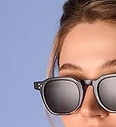 AIEYEZO Square Sunglasses for Women Men Square Thick Frame Sun Glasses Simple Designer Style Shades