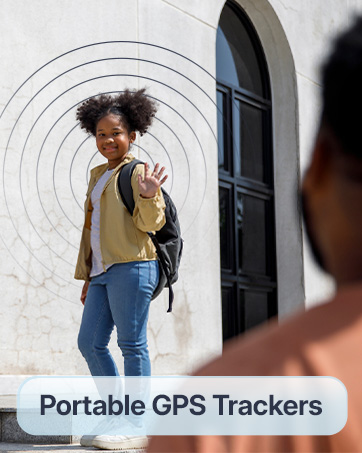 portable battery powered trackers
