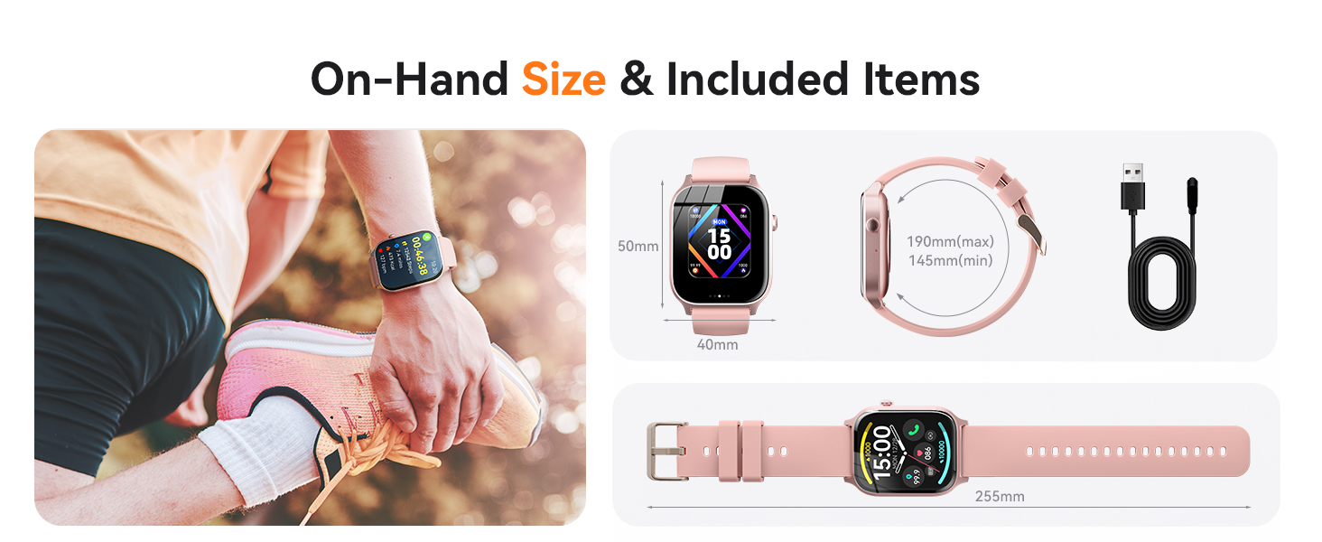 1.85 inch women smart watch