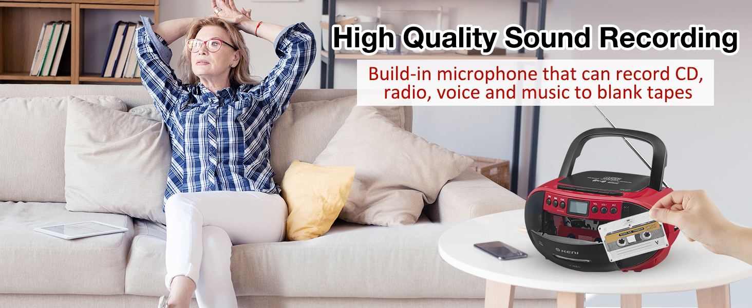 G Keni CD Cassette Player