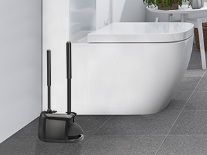 Toilet Brush and Plunger Set
