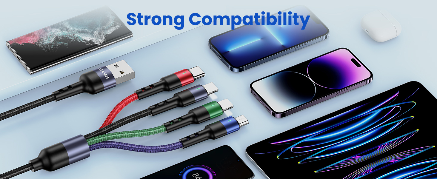 USAMS - 4 in 1 Multi USB Cable