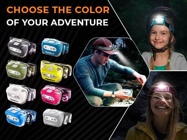 choose the color of your adventure - available in 8 colors