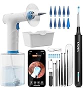 Electric Ear Wax Removal with 1080P Ear Camera, Water Powered Ear Cleaner with 4 Mode Settings, 1...