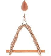 Rope Toilet Paper Holder, No Drilling Retro Drop Toilet Paper Holder with Rope, Decorative Tissue...