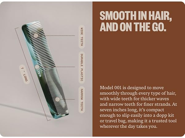 Wavey Combs made from recycled ocean bound plastic