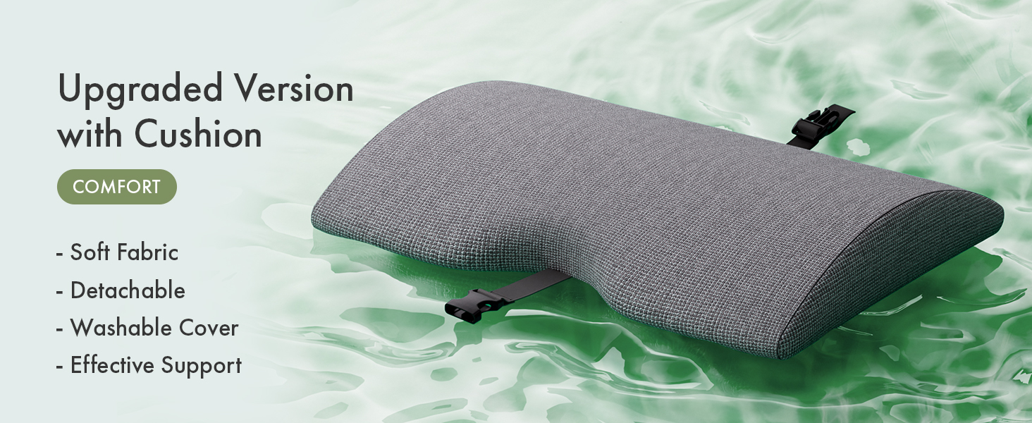 ergonomic foot rest with cushion