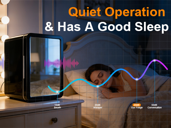 quiet mini fridge bedroom office