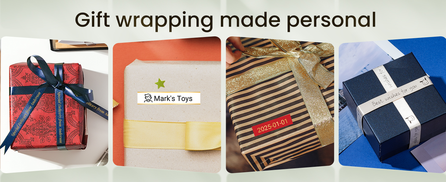 Phomemo D30 label maker machine with tape