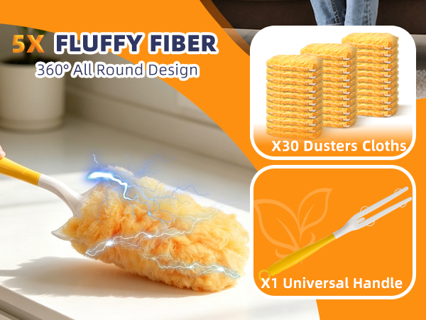 Heavy Duty Duster Refills for Swiffer Duster
