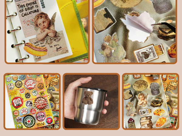 sticker book aesthetic