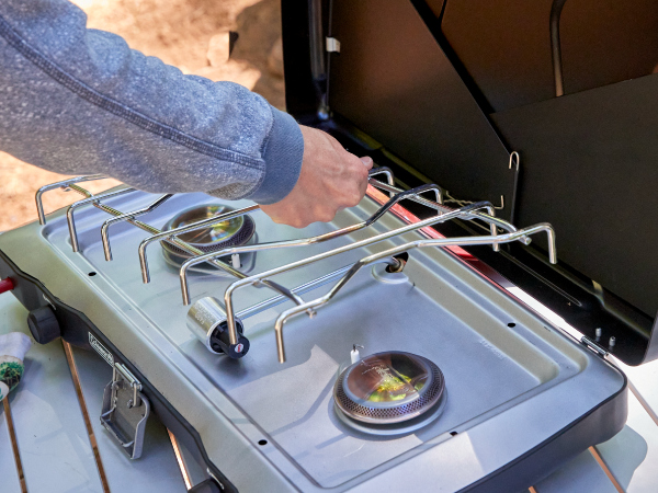 coleman stove propane outdoor nice friends family clean easy setup camp tailgate party backyard best