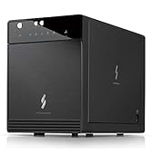 Mediasonic USB 3.2 4 Bay 3.5” SATA Hard Drive Enclosure DAS – USB 3.2 Gen 2 10Gbps Type C | USB-C...