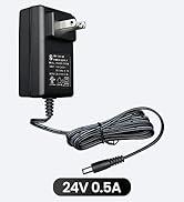 6FT UL Listed 24V 0.5A 500mA 12W Power Supply Adapter for Essential Oil Diffuser, LED Light Strip...