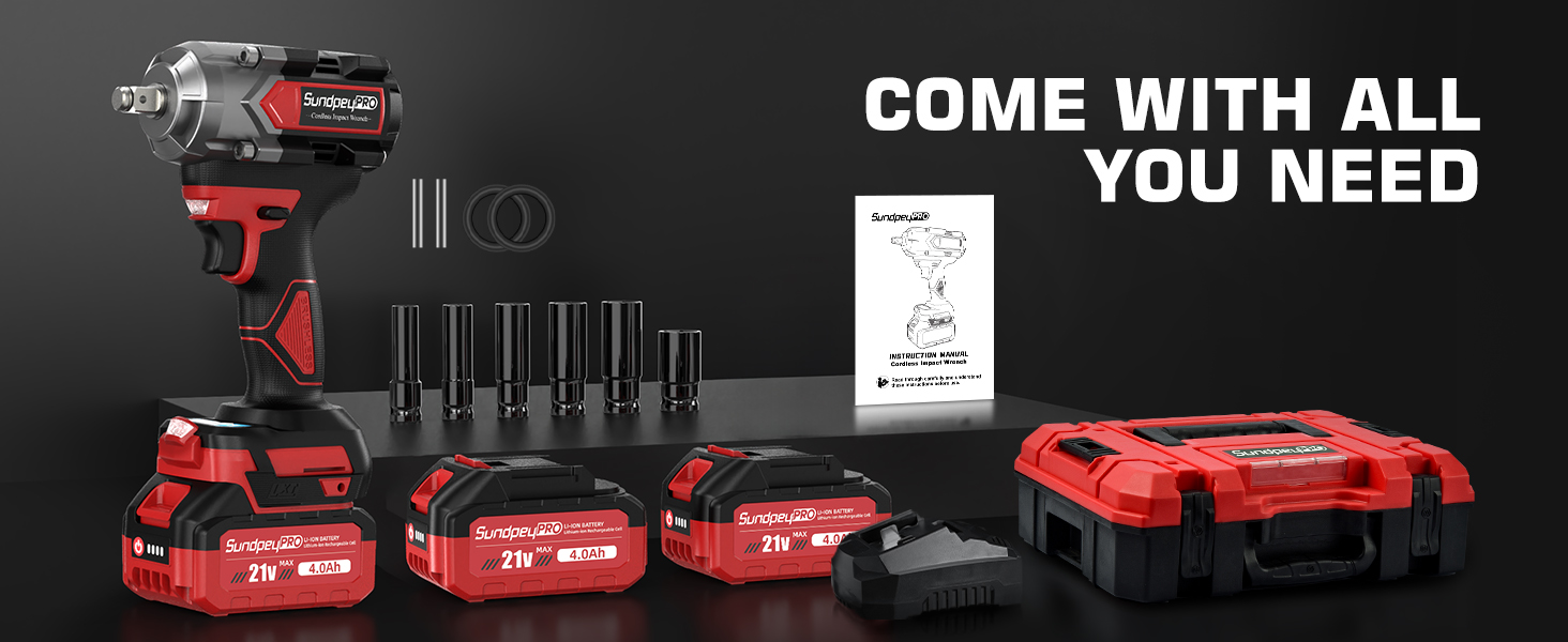 Cordless Impact Wrench 1000Nm