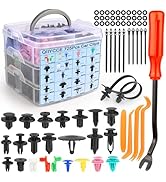 725Pcs Car Push Retainer Clips &amp; Auto Fasteners Assortment,23 Most Popular Sizes of Bumper Fender...
