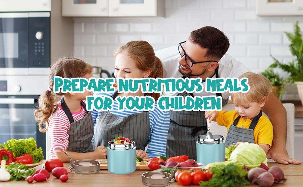 kids lunch box with thermos