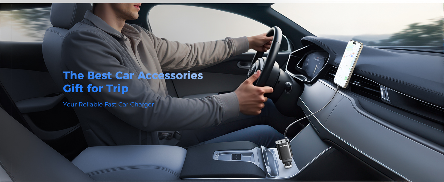 usb c retractable car charger