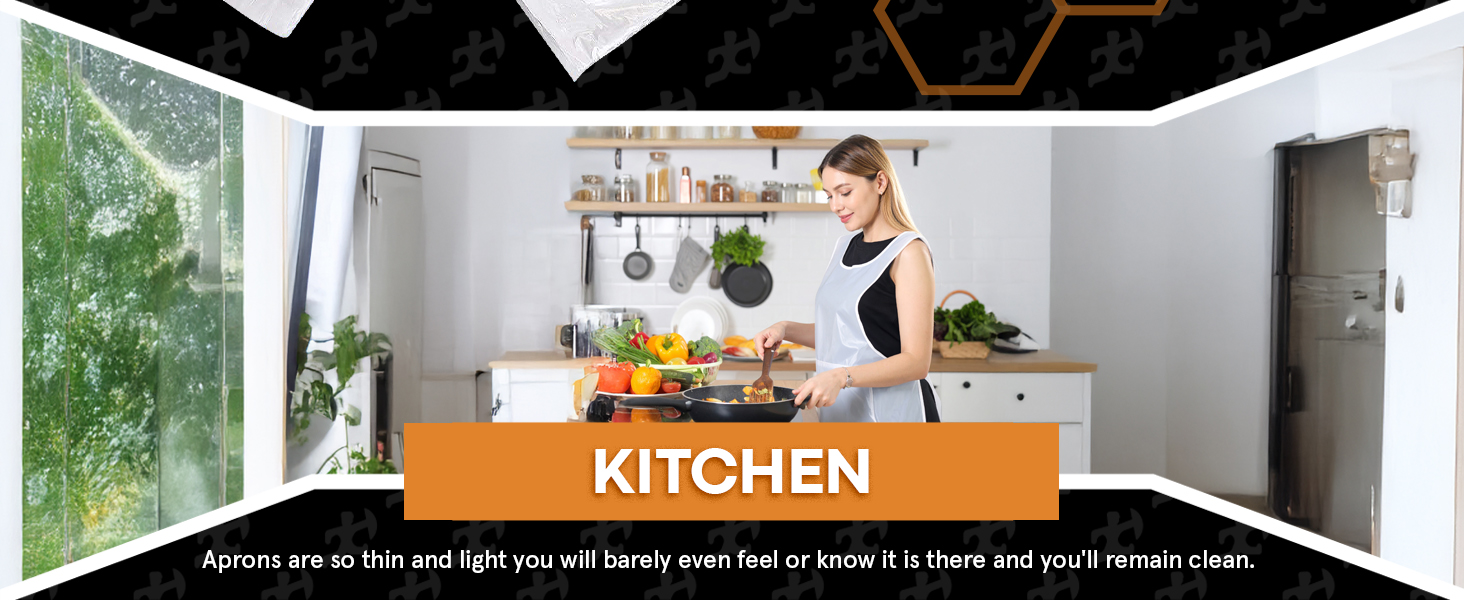 Xpose Safety Plastic Disposable Aprons