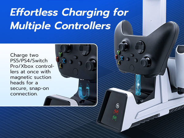 Effortless Charging for Multiple Controllers