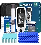 Metene S Blood Glucose Monitor Kit, Blood Sugar Testing Kit With 50 Test Strips &amp; 50 Lancets &amp; Co...