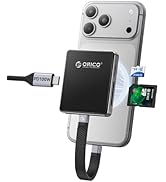 ORICO Magnetic M.2 2230/2242 NVMe SSD Enclosure with SD/TF 3.0 Card Reader, iPhone 4K ProRes Reco...