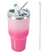 BJPKPK 30 oz Tumbler With Lid And Straw Travel Coffee Mug Stainless Steel Insulated Thermal Tumbl...