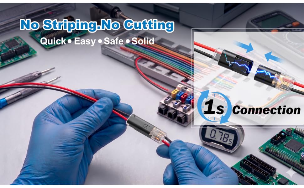 12V / 24V LED Strip Connection