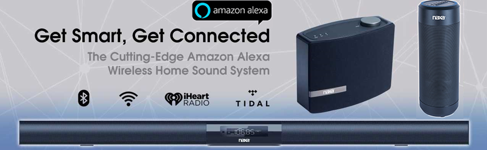 alexa,sound,audio,cloud,system,,shopping,purchase,music,broadcast,tidal,iheart,bluetooth,wire