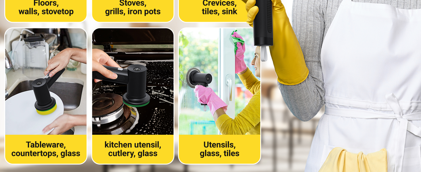 electric spin scrubber