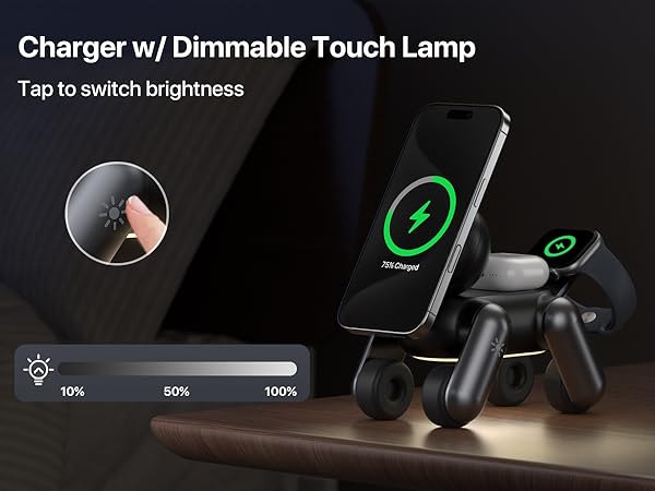 4 in 1 magnetic wireless charging station for apple devices