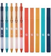 BLIEVE - Aesthetic Highlighters and Gel Pens And Soft Tip, No Bleed Dry Fast Easy to Hold, for Bi...
