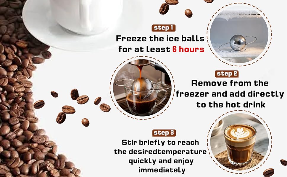 Espresso Cooling Balls A+5