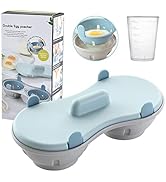 Egg Poacher Microwavable, Egg Steam with Measure Cup Dishwashable, Egg Maker Poached Egg Steamer ...