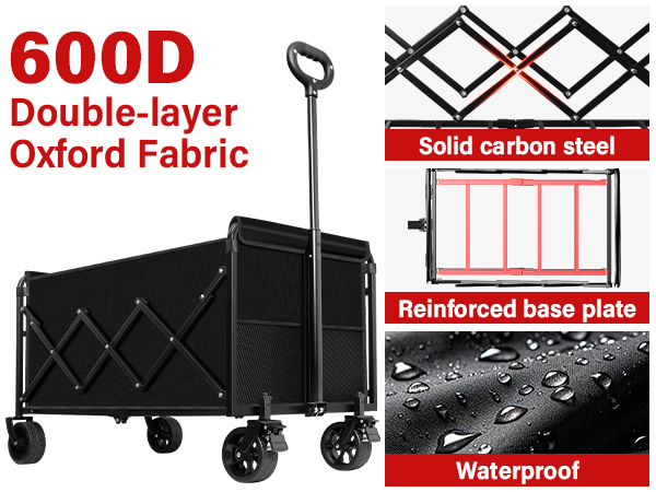 collapsible wagons carts foldable heavy duty
