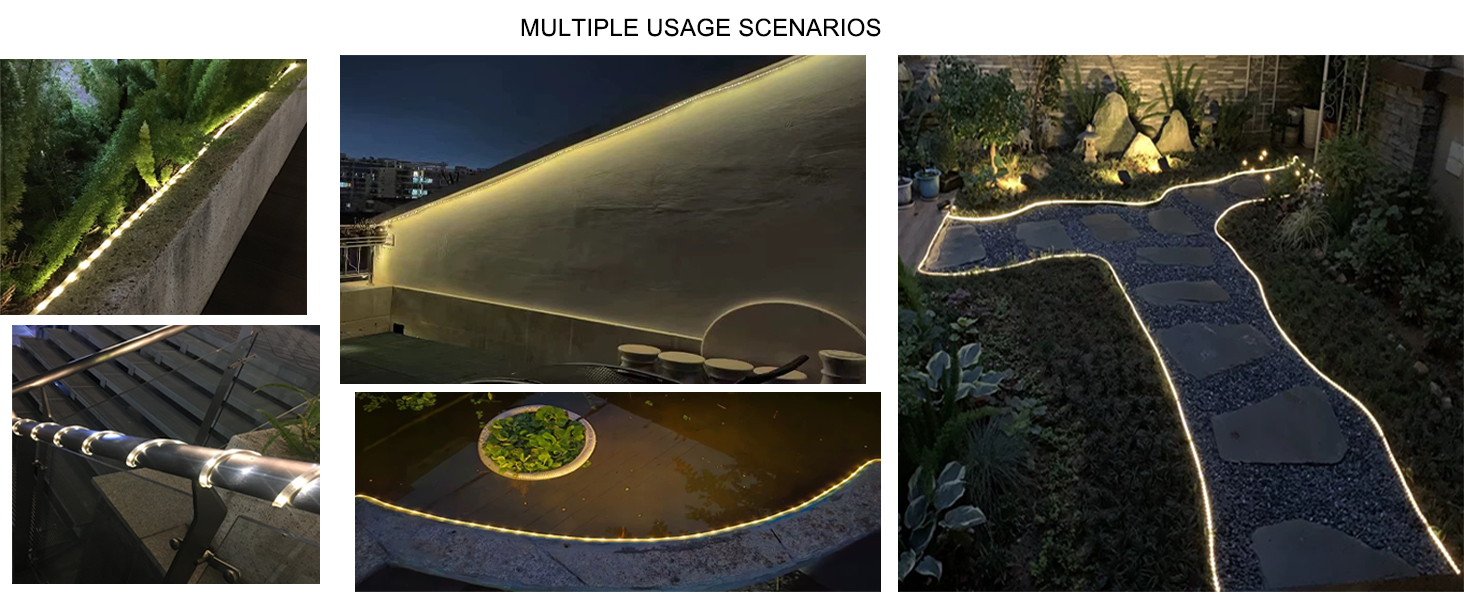 solar led strip lights outdoor