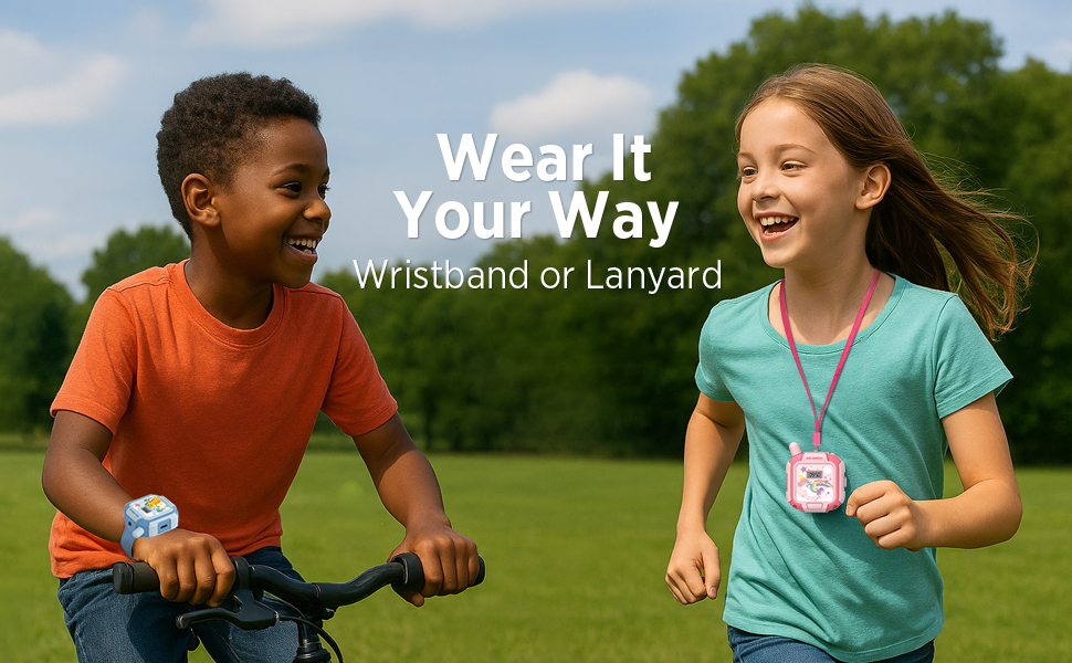 Comes with a detachable neck lanyard and an adjustable silicone wrist strap for hands-free