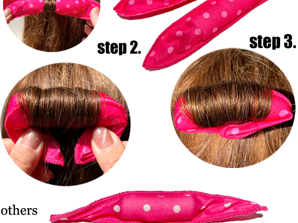 heatless hair curling
