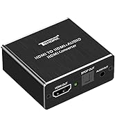Tendak 4K x 2K HDMI to HDMI and Optical TOSLINK SPDIF + 3.5mm Stereo Audio Extractor Converter HD...