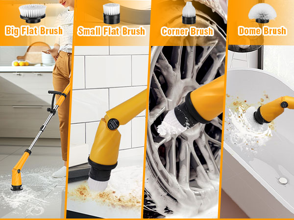 electric spin scrubber