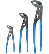 CHANNELLOCK GLS-3 3-Piece GRIPLOCK Tongue &amp; Groove Pliers Set, 6.5