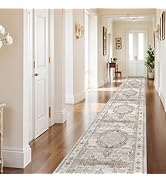 Washable 3x20 Extra Long Runners: Oriental Non-Slip Hallway Runner Rugs for Kitchen Dining Room I...
