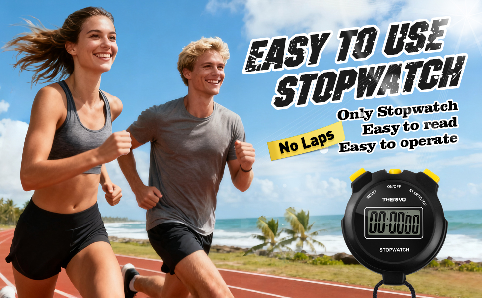 Easy to Use Stopwatch,Only Stopwatch,Easy to read,Easy to operate