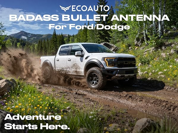 Badass Bullet Antenna For Ford and Dodge