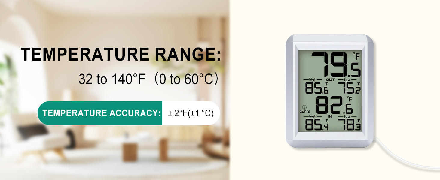 indoor thermometer room thermometer indoor outdoor thermometer digital thermometer