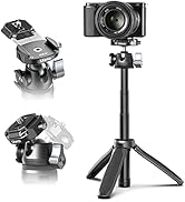 ULANZI Camera Tripod, MT-46 Aluminum Alloy Phone Tripod for Camera with F38 Quick Release Plate, ...