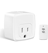 HBN Remote Control Outlet with 100FT RF Signal, Wireless On Off Switch Plug for Household Applian...