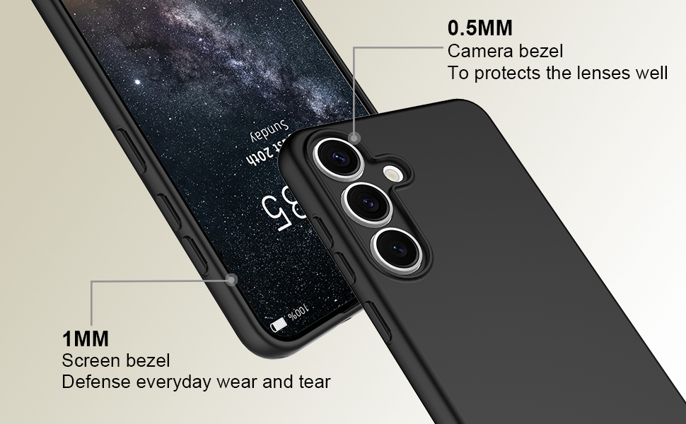 Taneny Silicone Case for Samsung Galaxy S25 FE